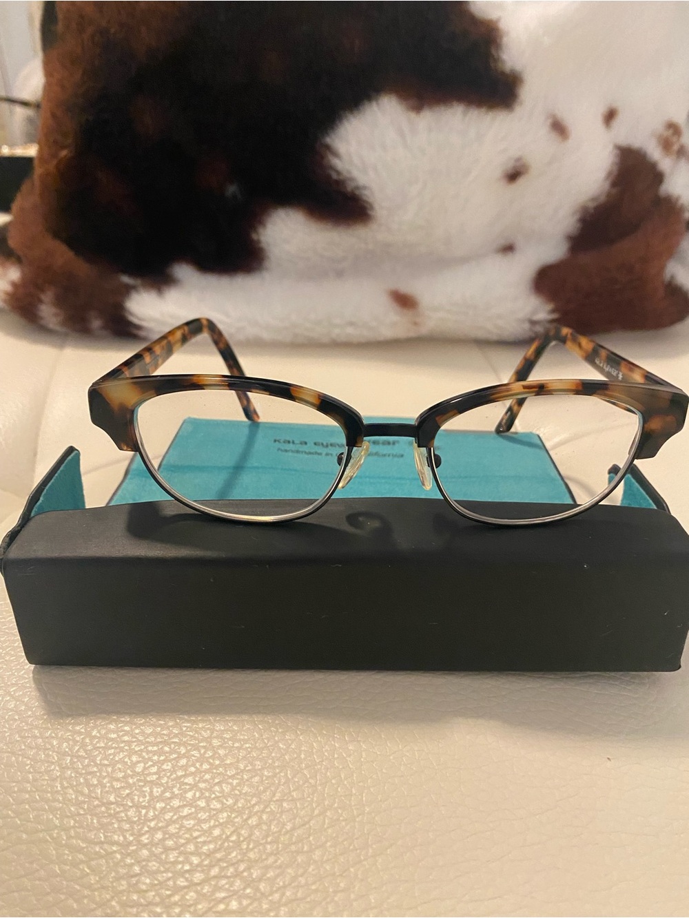 Women’s Tortoiseshell Cat-Eye Eyeglasses - Brown Tortoise Frame